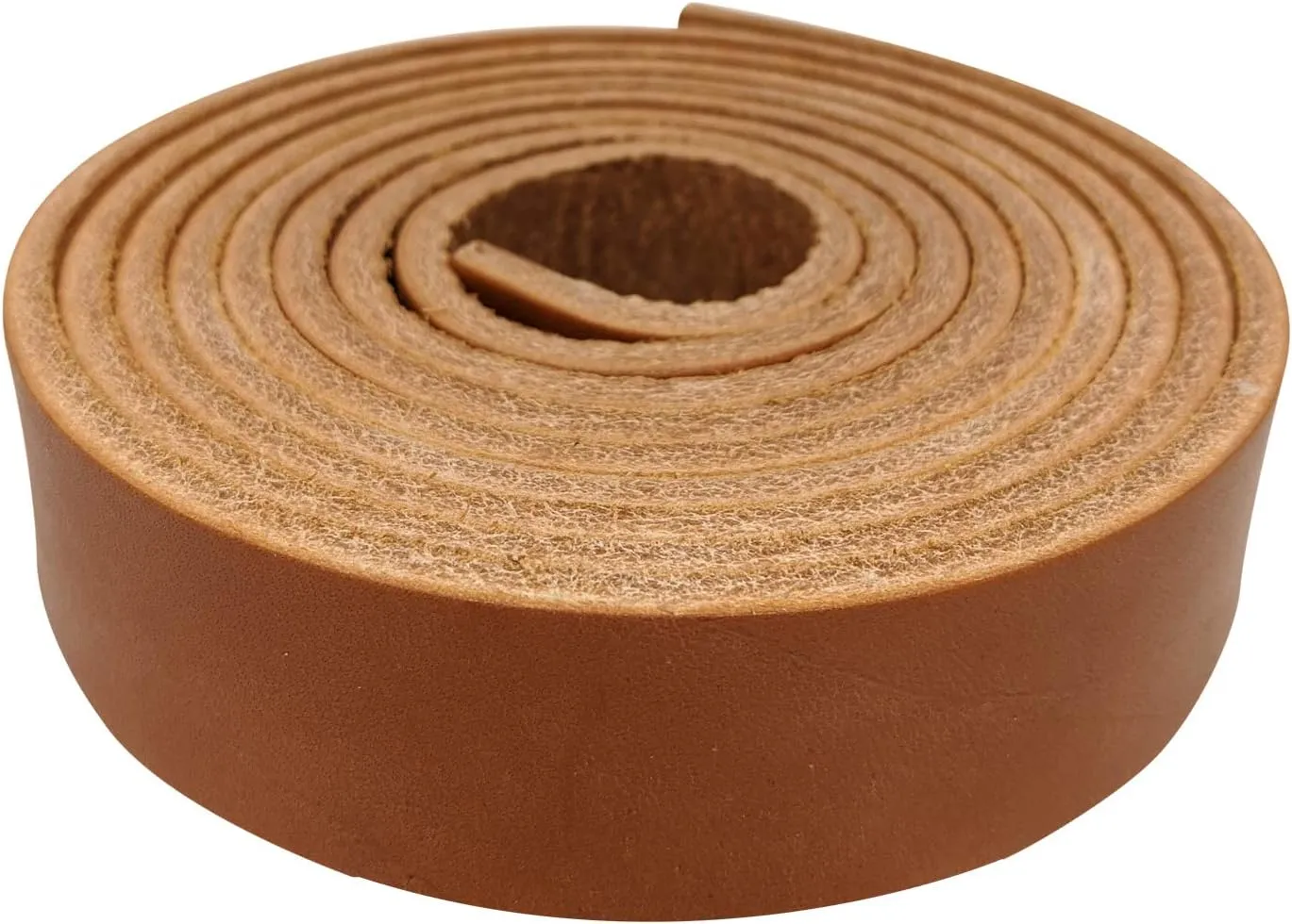 TOFL Genuine Top-Grain Leather Strap 72 Inches Long 7/8 Inch Wide 1/8 Inch Thick (7-8 oz) for DIY Arts & Craft Projects, Clothing, Jewelry, Wrapping | Brown