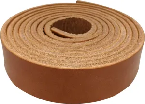 TOFL Genuine Top-Grain Leather Strap 72 Inches Long 7/8 Inch Wide 1/8 Inch Thick (7-8 oz) for DIY Arts & Craft Projects, Clothing, Jewelry, Wrapping | Brown