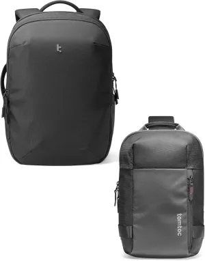 tomtoc Laptop Backpack Minimalist Daypack & Compact EDC Sling Bag XS