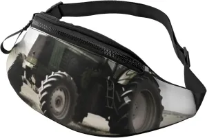 Tractor Agriculture Tranquil Fanny Pack for Men Women Fashion Waist Packs Travel Crossbody Bag With Adjustable Strap Everywhere Belt Bag Waterproof Chest Bags Cycling Bum Bag Wallet