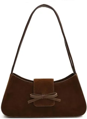 Trendy Red Shoulder Bag for Women Patent Leather Hobo Handbags Y2K Purses Clutch Bag Cute Bow Purse