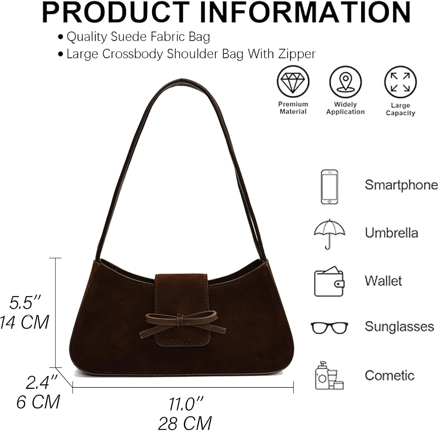 Trendy Red Shoulder Bag for Women Patent Leather Hobo Handbags Y2K Purses Clutch Bag Cute Bow Purse