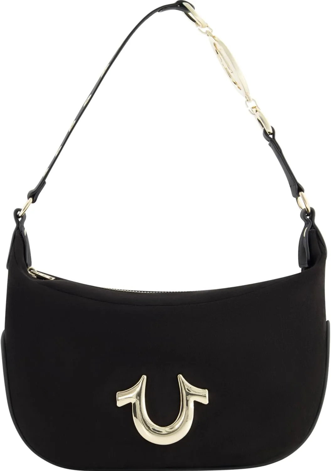 True Religion Women's Shoulder Bag Purse, Hobo Handbag with Eyelet Strap
