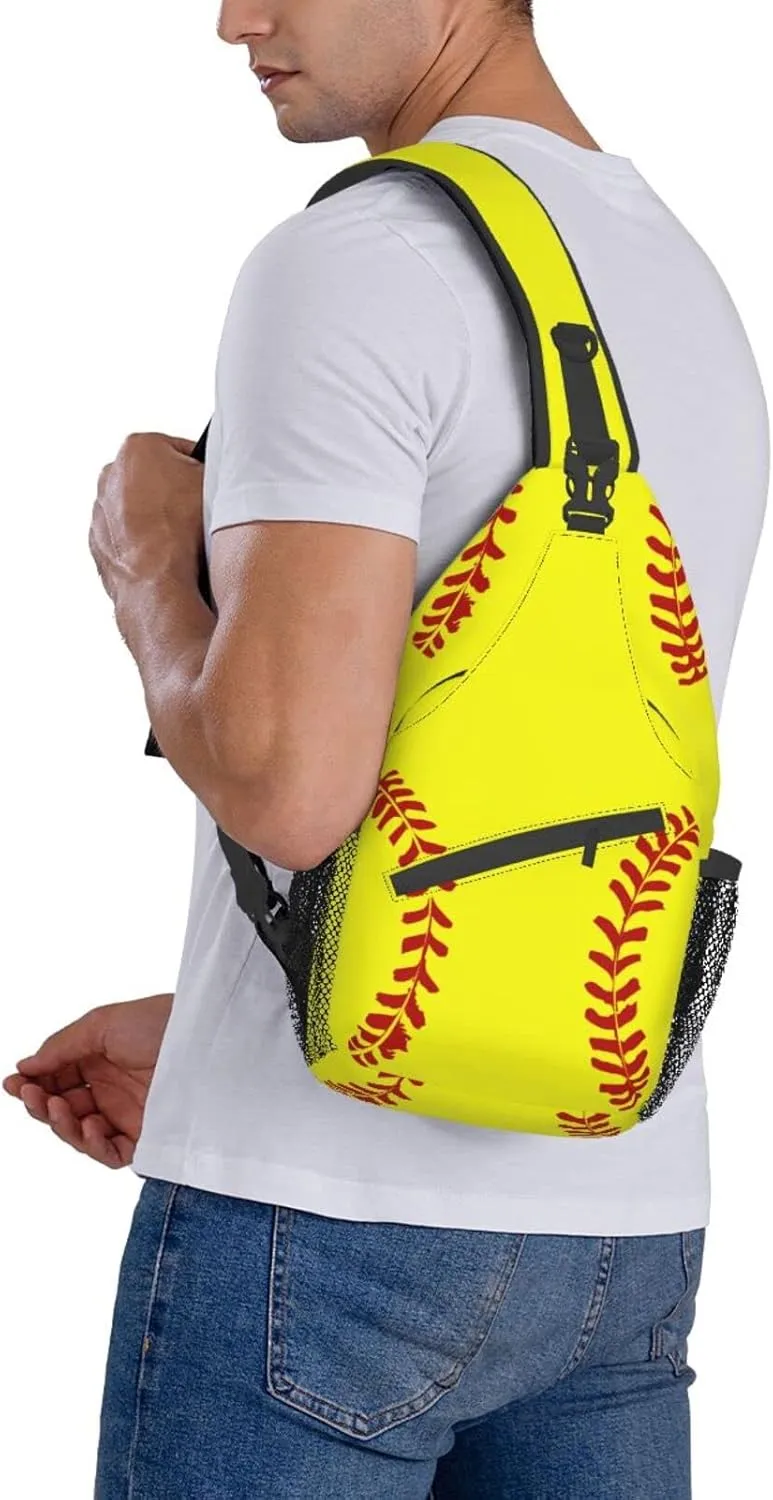 Unisex Sling Bag Crossbody Backpack for Men Women Casual Chest Bag Shoulder Backpack Sport Travel Hiking Daypack