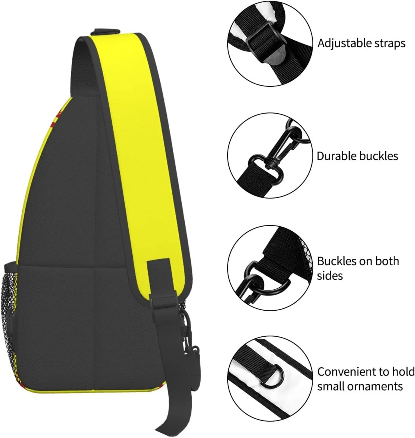 Unisex Sling Bag Crossbody Backpack for Men Women Casual Chest Bag Shoulder Backpack Sport Travel Hiking Daypack