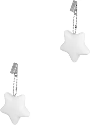 Uonlytech 2pcs Star-Shaped Handbag Led Light with Automatic Motion Control Night Lamp with Clip for Easy Access for Handbag Essentials and Present Ideas
