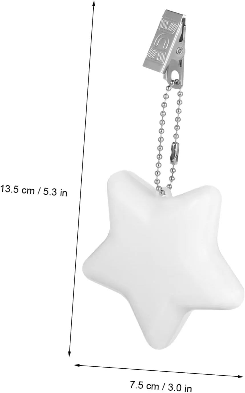 Uonlytech 2pcs Star-Shaped Handbag Led Light with Automatic Motion Control Night Lamp with Clip for Easy Access for Handbag Essentials and Present Ideas