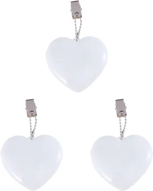 Uonlytech 3pcs Purse Light Handbag Light, Sensor Touch Activated Light Mini Heart Shape Night Light Handbag Purse Lamp Best Gifts for Women Girls Valentines Day
