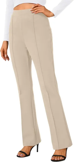 Urban CoCo Stretchy Work Pants Bootcut Yoga Pants Petite Slacks for Office Casual