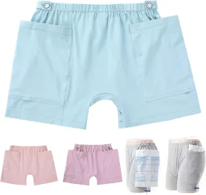 Urine Bag Pants for Women,Underwear Urine Bag Pants Urine Drainage Bag Underwear,Nephrostomy Bag Pants for Abdominal Surgeries Patient