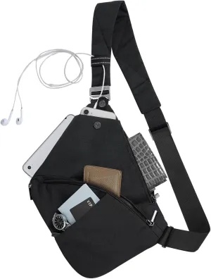 VADOO Anti-theft Crossbody Bags for Women, Shoulder Sling Bag for Men Lightweight Chest Bag for Travel Sport