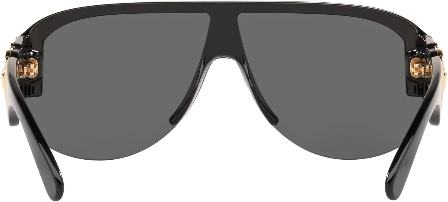 Versace Man Sunglasses Black Frame, Dark Grey Lenses, 0MM