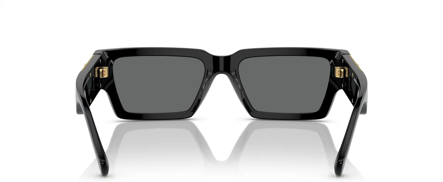 Versace Unisex Sunglasses Havana Frame, Dark Grey Lenses, 54MM