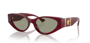 Versace Woman Sunglasses Black Frame, Dark Grey Lenses, 55MM