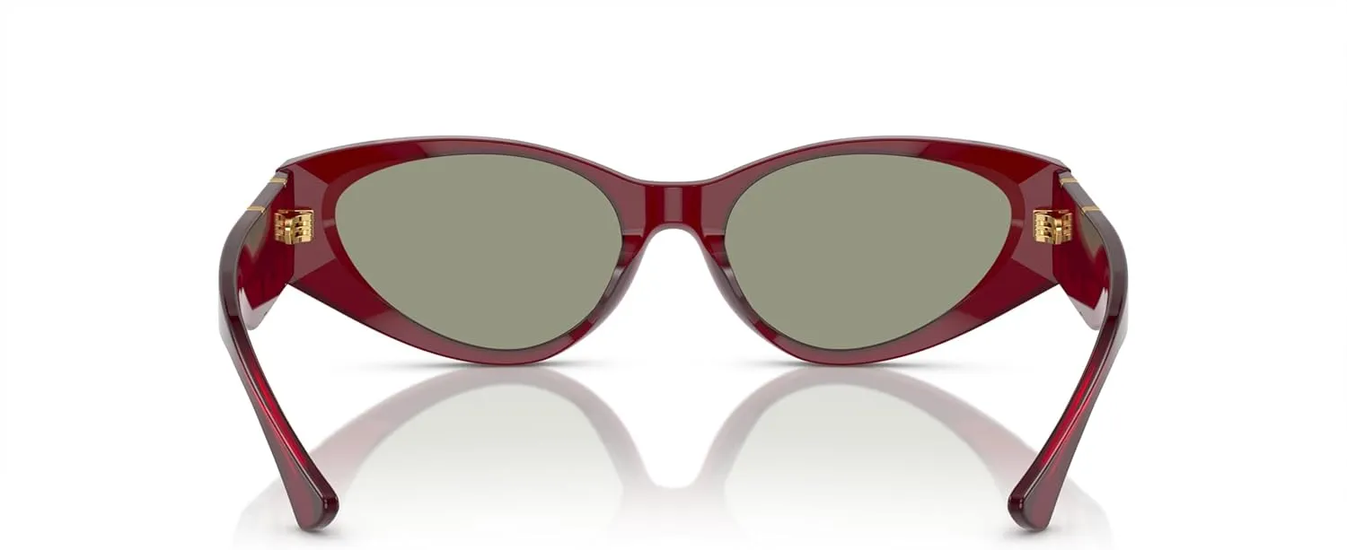 Versace Woman Sunglasses Black Frame, Dark Grey Lenses, 55MM