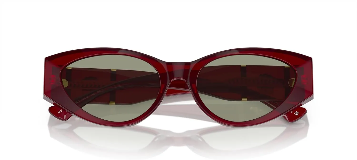 Versace Woman Sunglasses Black Frame, Dark Grey Lenses, 55MM