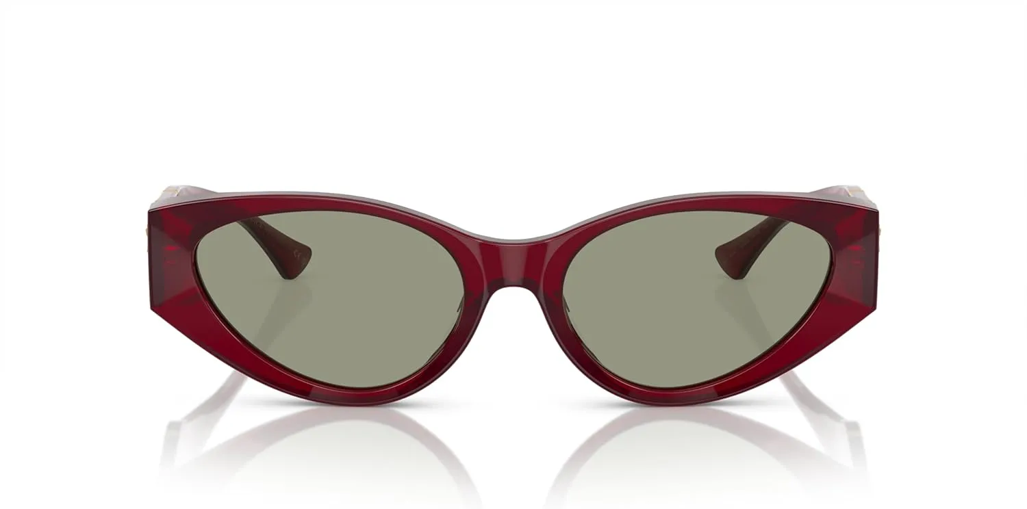 Versace Woman Sunglasses Black Frame, Dark Grey Lenses, 55MM