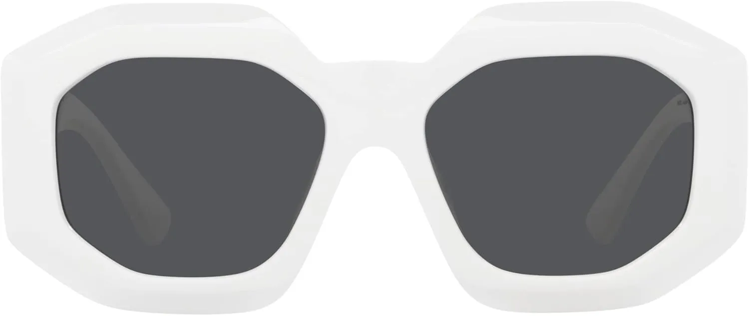 Versace Woman Sunglasses Black Frame, Dark Grey Lenses, 56MM