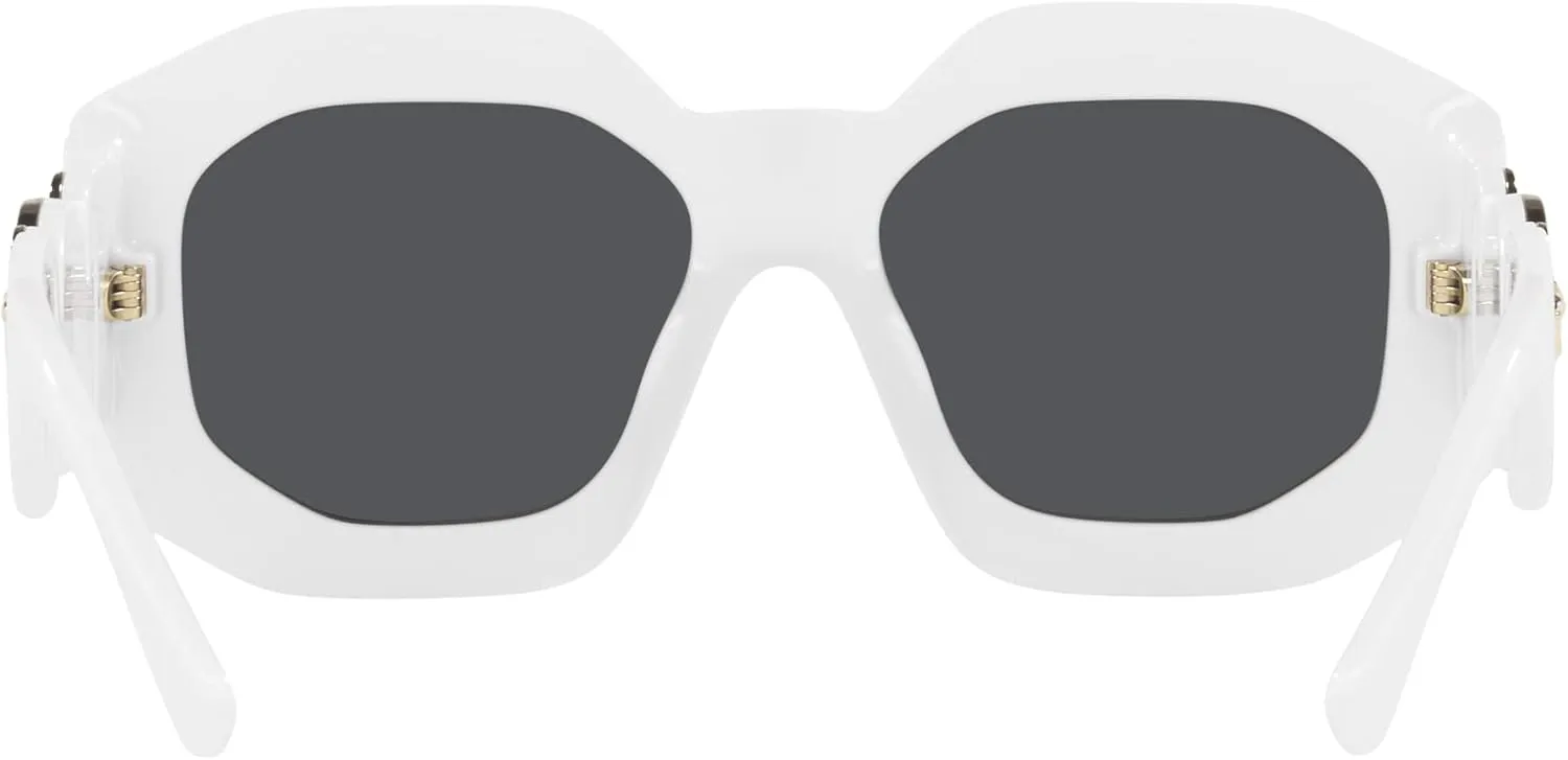 Versace Woman Sunglasses Black Frame, Dark Grey Lenses, 56MM