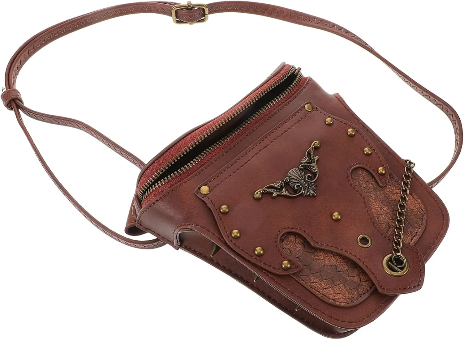 Vintage Style Fanny Pack Steampunk Waist Bag for Women Medieval Accessory Shoulder Crossbody