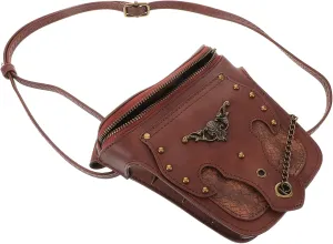 Vintage Style Fanny Pack Steampunk Waist Bag for Women Medieval Accessory Shoulder Crossbody