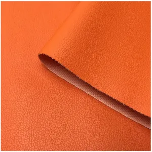 Vinyl Fabric, Marine Faux Leather Upholstery, for Upholstery Crafts, DIY Sewings, Sofa, Handbag, Earrings, Hair Bows Decorations (63'' X 39.4'' Inch)(Tangerine Red,1.6X6m)