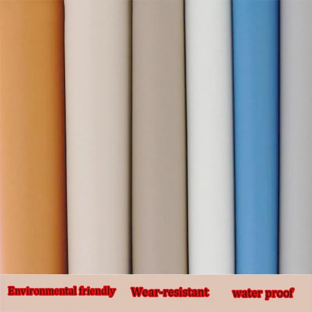 Vinyl Fabric, Marine Faux Leather Upholstery, for Upholstery Crafts, DIY Sewings, Sofa, Handbag, Earrings, Hair Bows Decorations (Dark Beige 54.3'' X 39.4'' inch 1Ft)(Khaki 2,1.38X5m)