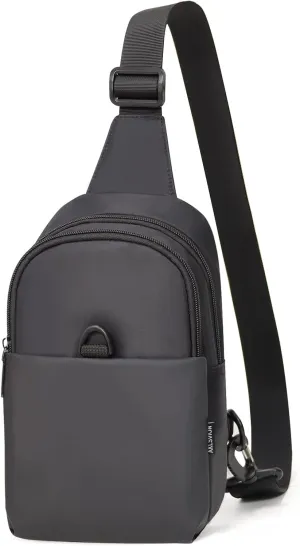 Waterproof Sling Bag Crossbody Bag for Travel Small Chest Bag for Women and Men travel sling bag for men