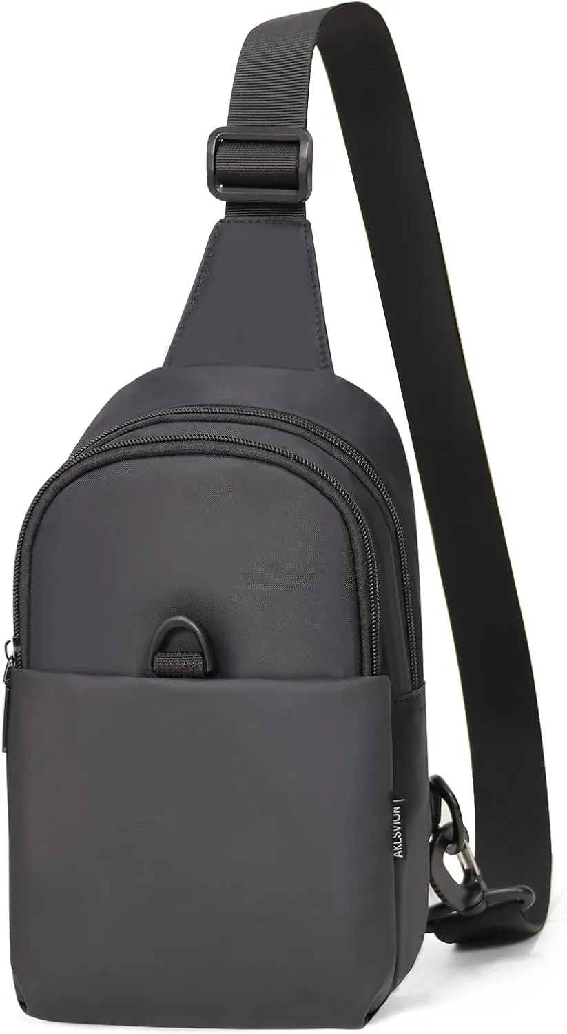 Waterproof Sling Bag Crossbody Bag for Travel Small Chest Bag for Women and Men travel sling bag for men