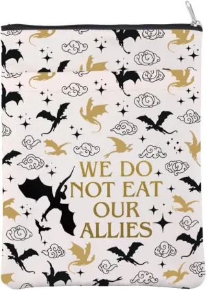 Wings Inspire Book Sleeve Dragon Rider Gift Basgaith Gift We Do Not Eat Our Allies Book Cover for Bookish (EatOurAlliesBS)