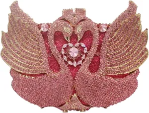 Women Evening-Bag Chain Rhinestone Luxury Ladies Clutch-Purse Wedding-Handbag Swan