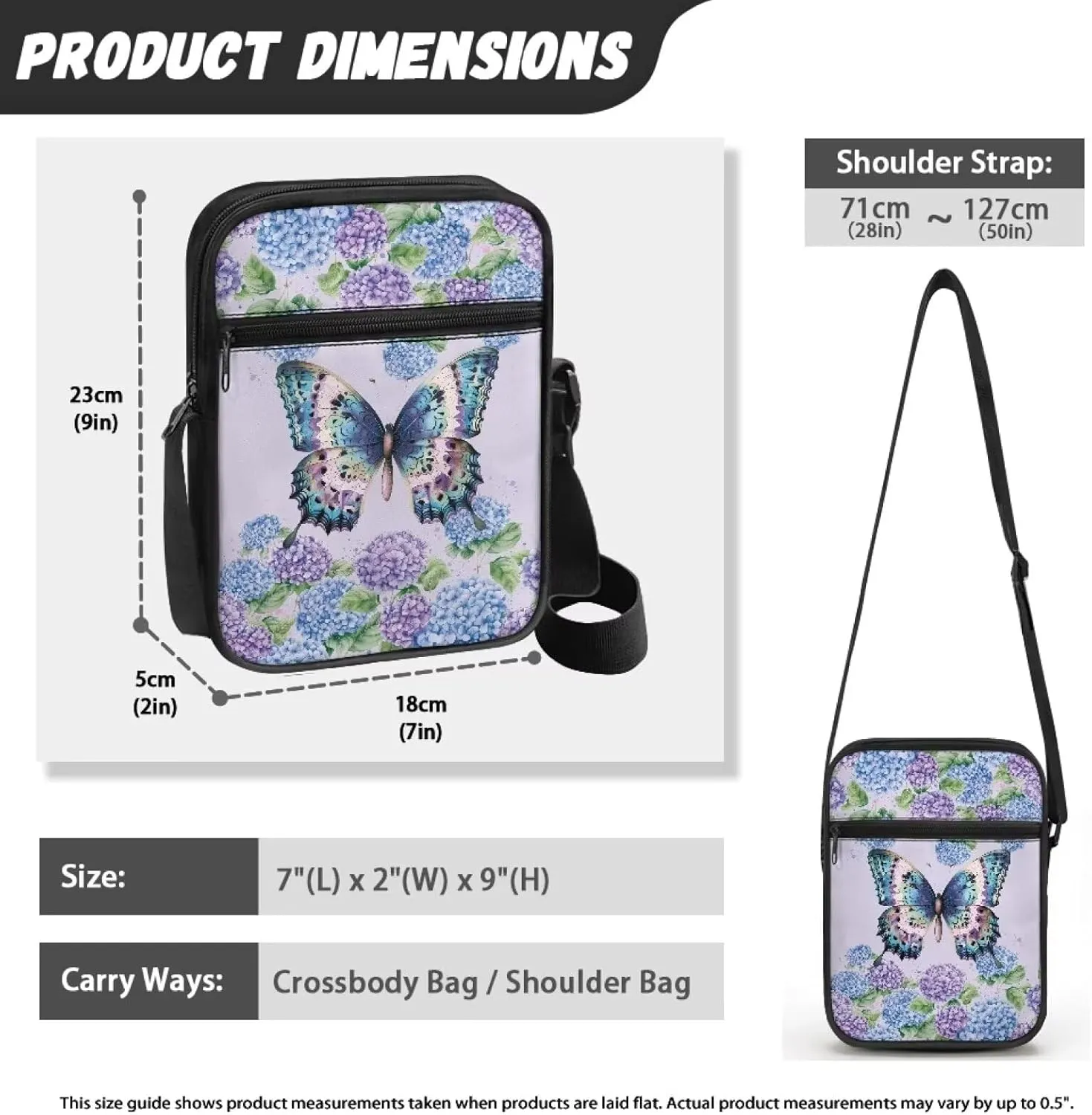 Women Small Crossbody Bag Cross Body Cell Phone Bag Purse Wallet Pouch Lightweight Sling Bag Shoulder Handbag