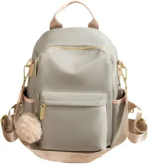 Women's Essential Mini Travel Backpack Fashion Hundreds of Charms Small Backpack Multi-functional Commuter Shoulder Bag