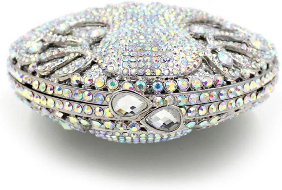 Womens Evening-Bag Chain Rhinestone Ladies Clutch-Purse Wedding Luxury-Handbag Octopus