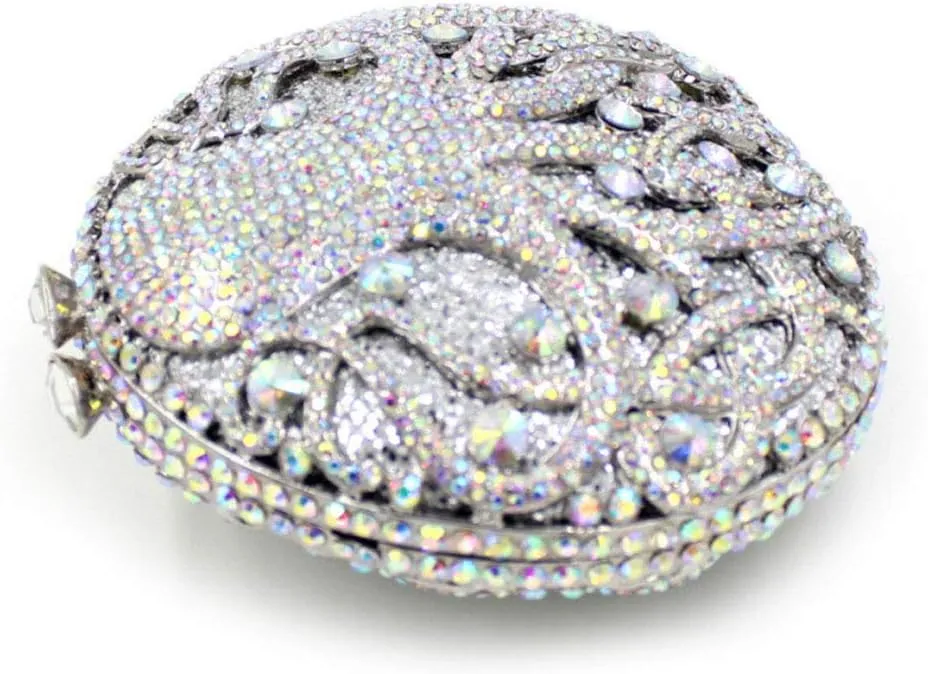 Womens Evening-Bag Chain Rhinestone Ladies Clutch-Purse Wedding Luxury-Handbag Octopus