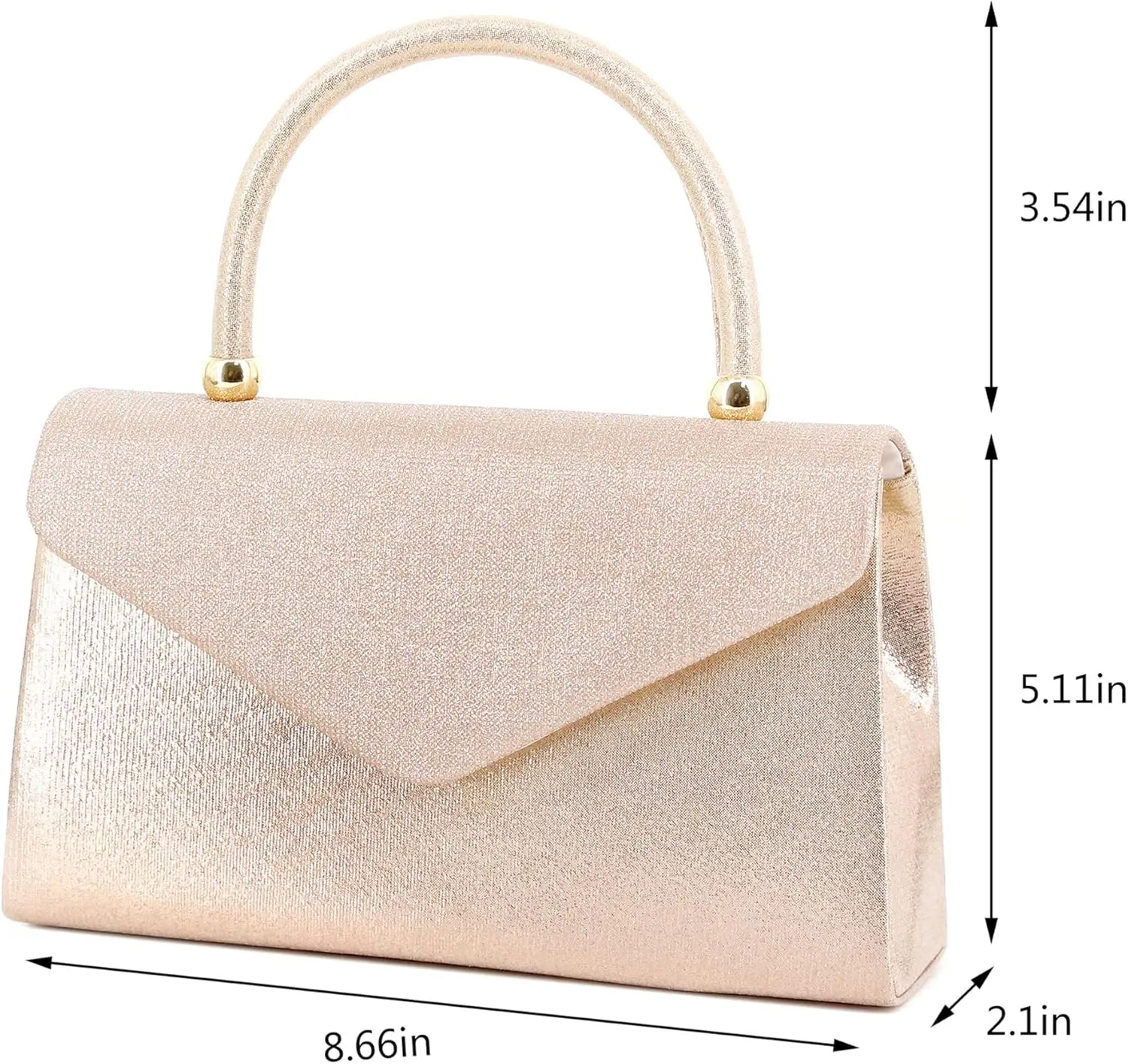 Women's Luxury Rhinestone Decor Shiny Evening Bag Party Clutches Wedding Purses Cocktail Prom Handbags