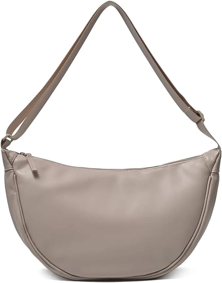 YFGBCX Crescent Bag Crossbody Purses for Women Hobo Bag Crossbody Sling Bag Faux Leather Shoulder Crescent Purse