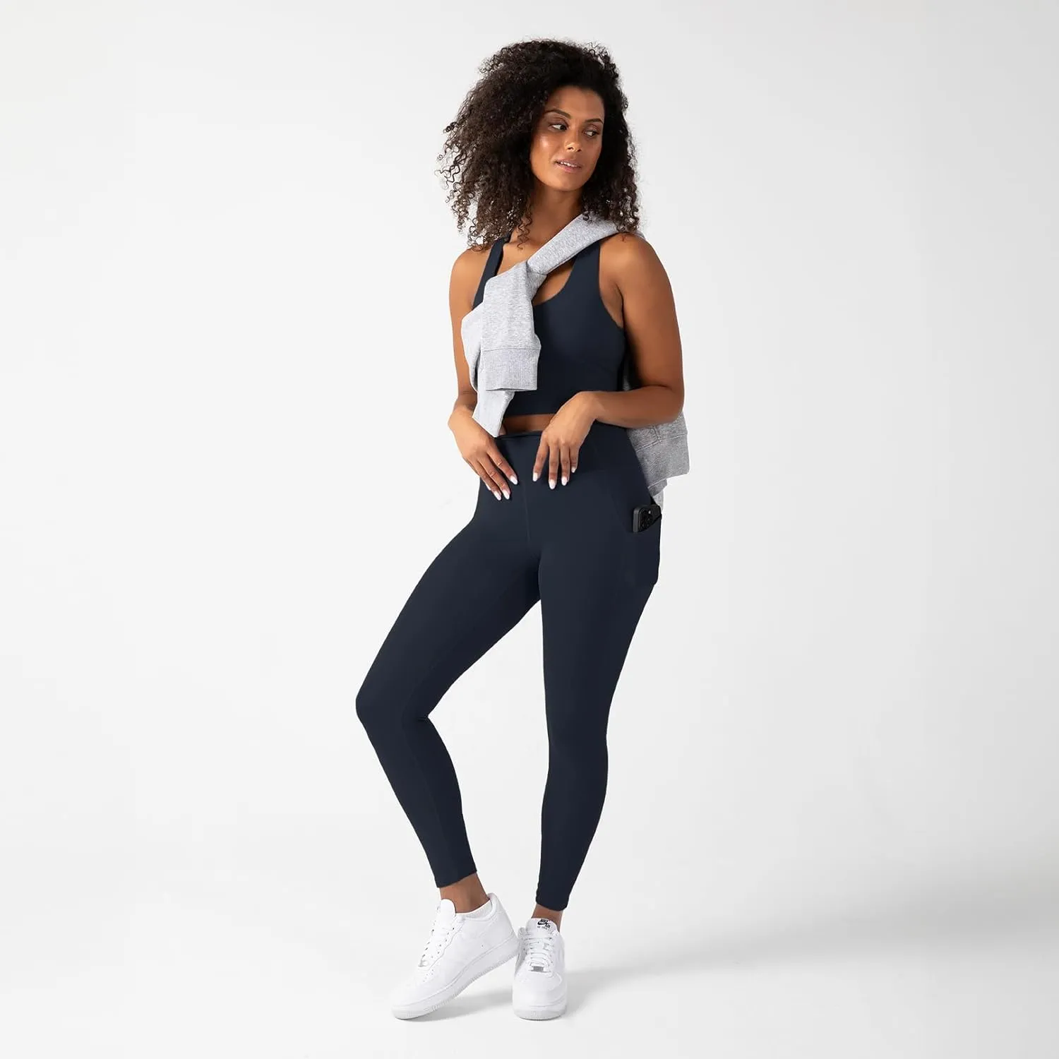 YITTY Active Women's Ultraluxe High-Waist Pocket Legging, Athleisure, 4-Way-Stretch