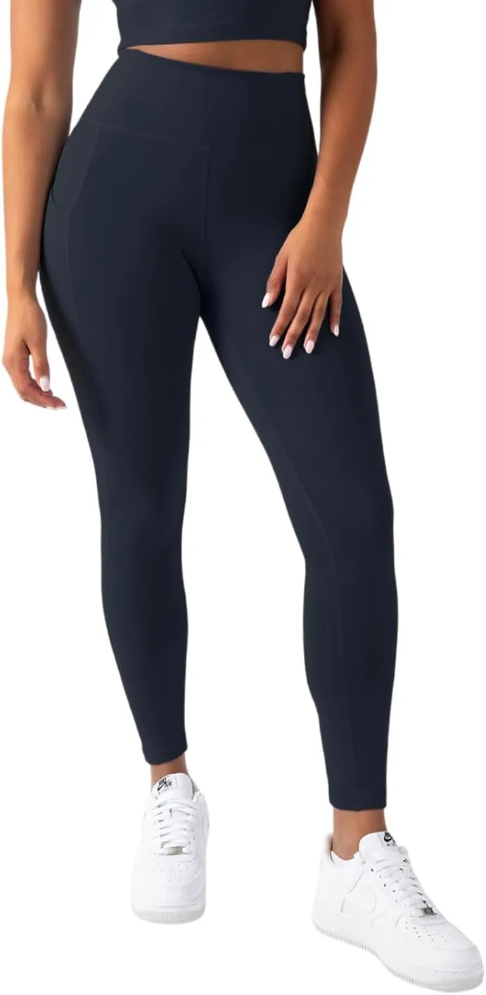 YITTY Active Women's Ultraluxe High-Waist Pocket Legging, Athleisure, 4-Way-Stretch