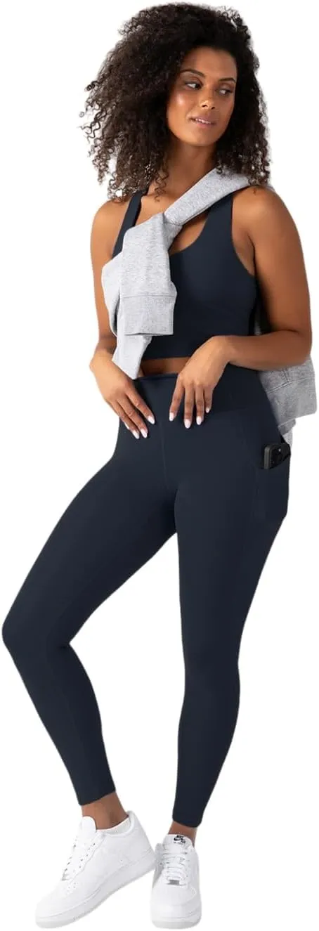 YITTY Active Women's Ultraluxe High-Waist Pocket Legging, Athleisure, 4-Way-Stretch