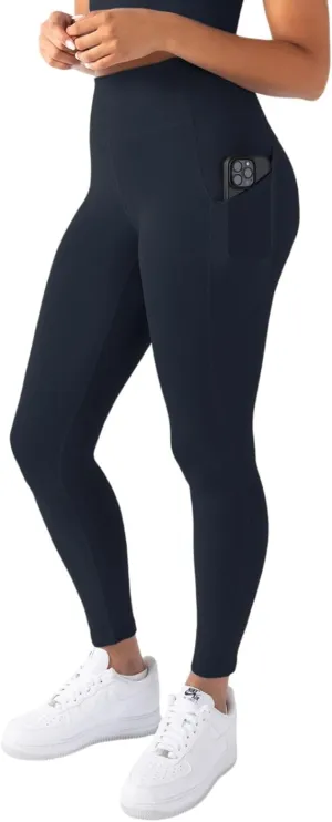 YITTY Active Women's Ultraluxe High-Waist Pocket Legging, Athleisure, 4-Way-Stretch