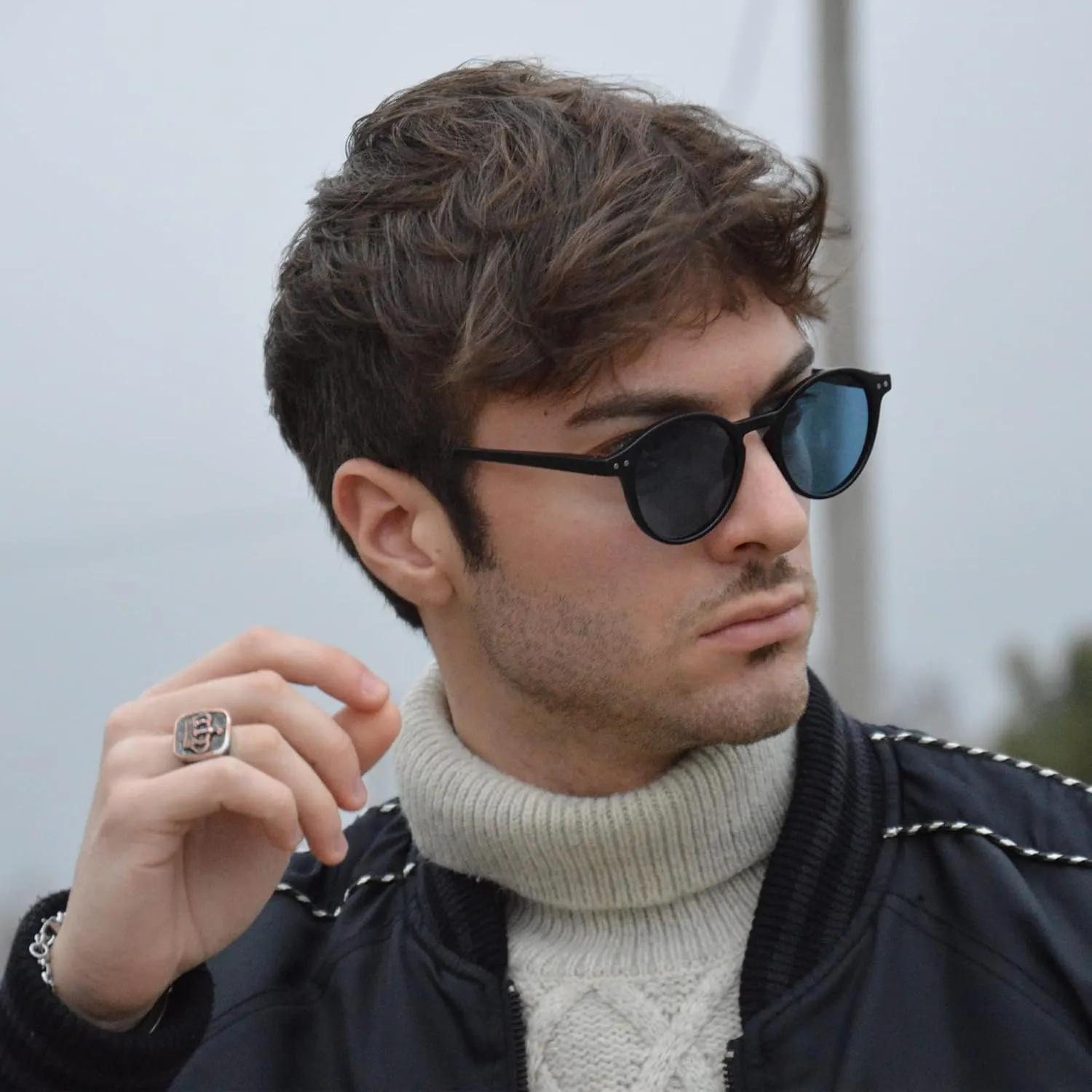 ZENOTTIC Polarized Round Sunglasses, Stylish Sunglasses for Men and Women Retro Classic, Multi-Style Selection