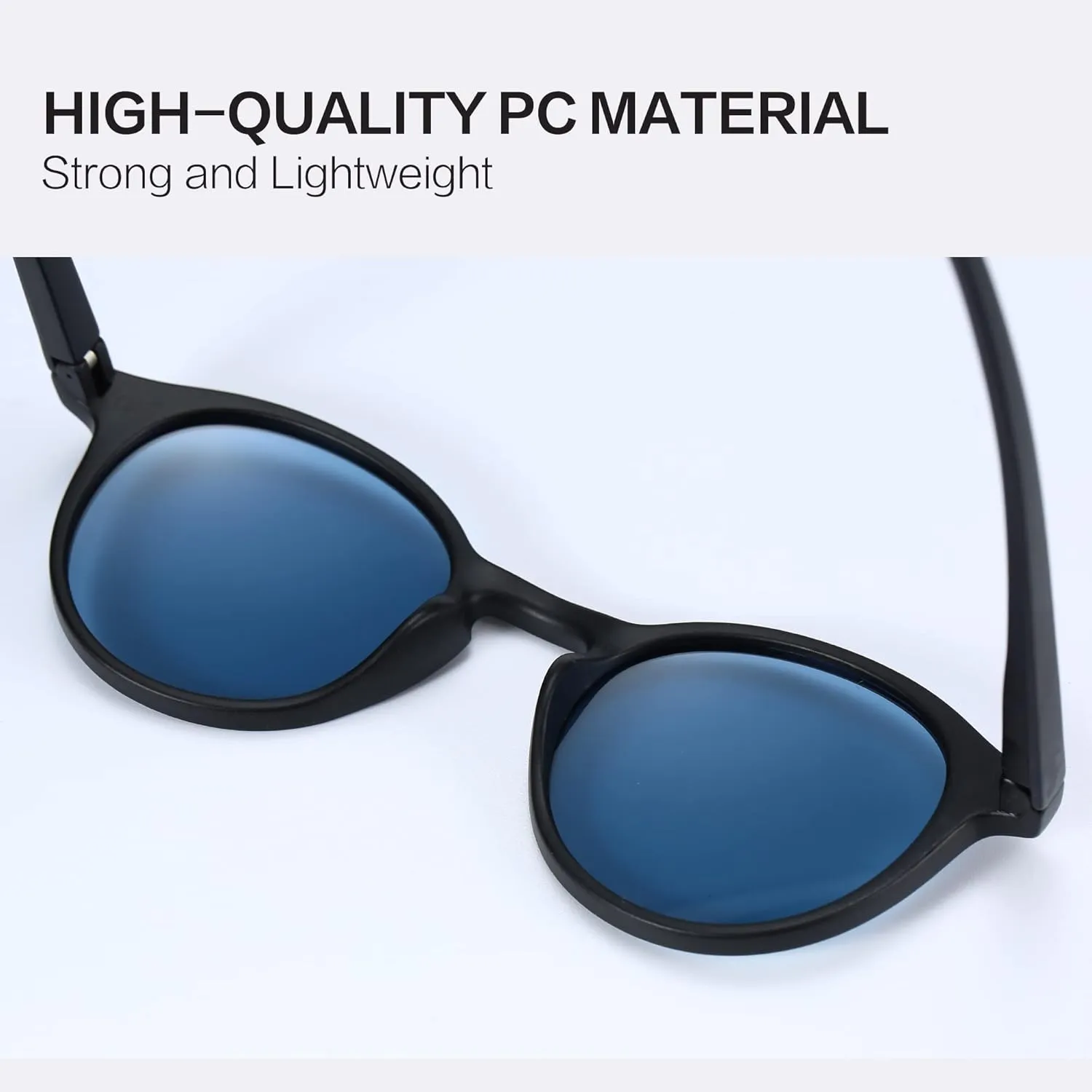 ZENOTTIC Polarized Round Sunglasses, Stylish Sunglasses for Men and Women Retro Classic, Multi-Style Selection