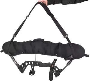 ZSHJGJR Archery Compound Bow Sling String Protector Cams Case Carrying Shoulder Strap Holder Accessories for Outdoor Hunting